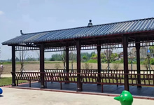 樹脂瓦長廊廠家哪個好，樹脂瓦長廊圖片