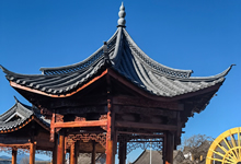 云南庭院休閑亭、防腐木古建涼亭制作廠家