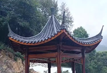 防腐木涼亭定做多少錢，仿古涼亭制作廠家